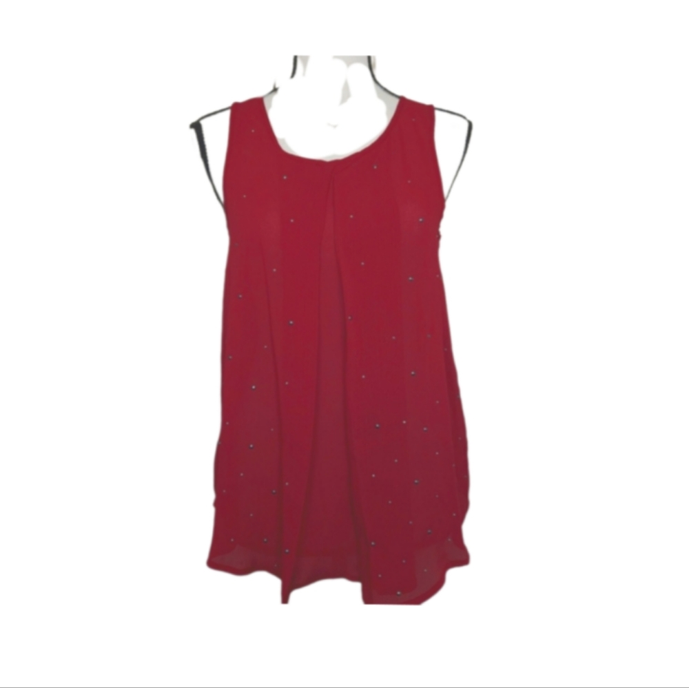 NWT Juicy Couture Embellished Cutaway Woven Tank
